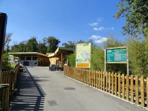 Entrée du parc à pieds