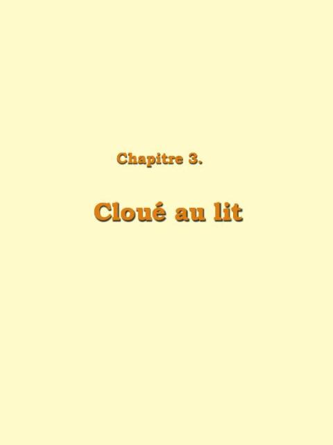 Chapitre 3 : Cloué au lit