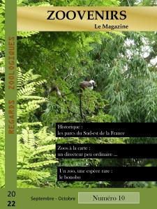 Zoovenirs n° 10 Septembre - Octobre 2022
