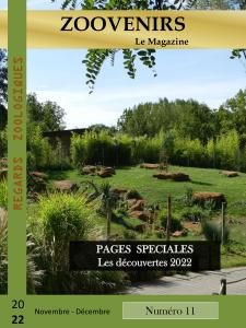 Zoovenirs n° 11 Novembre - Décembre 2022