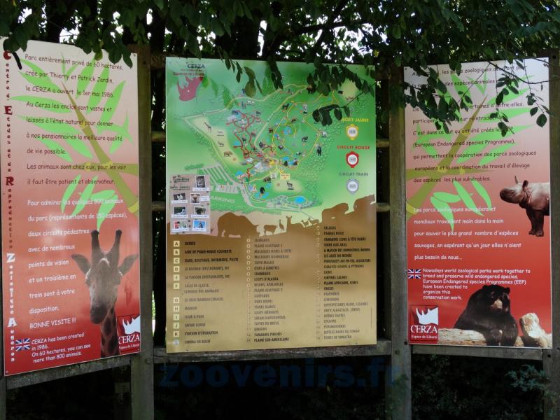 Panneau d'informations