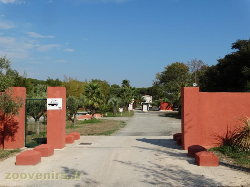 Arrivée sur le parc