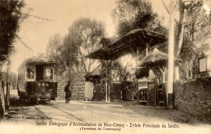 Entrée du Jardin zoologique - 1905