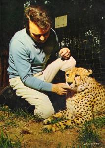 Dans le magnifique parc zoologique de Mr Caillé - Le Guépard- 1978