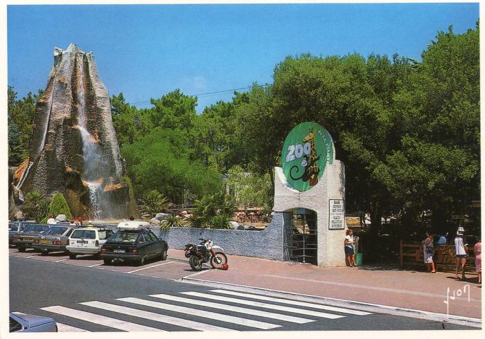L’entrée du zoo et le rocher - 1991