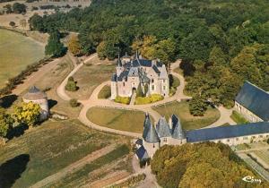 Vue aérienne du Domaine de Pescheray