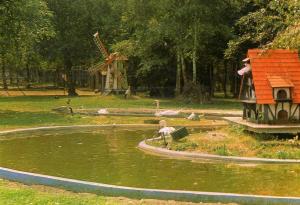 Le pigeonnier, le moulin et la piéce d'eau - 1968
