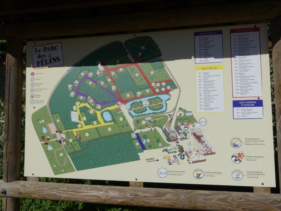 Plan du Parc