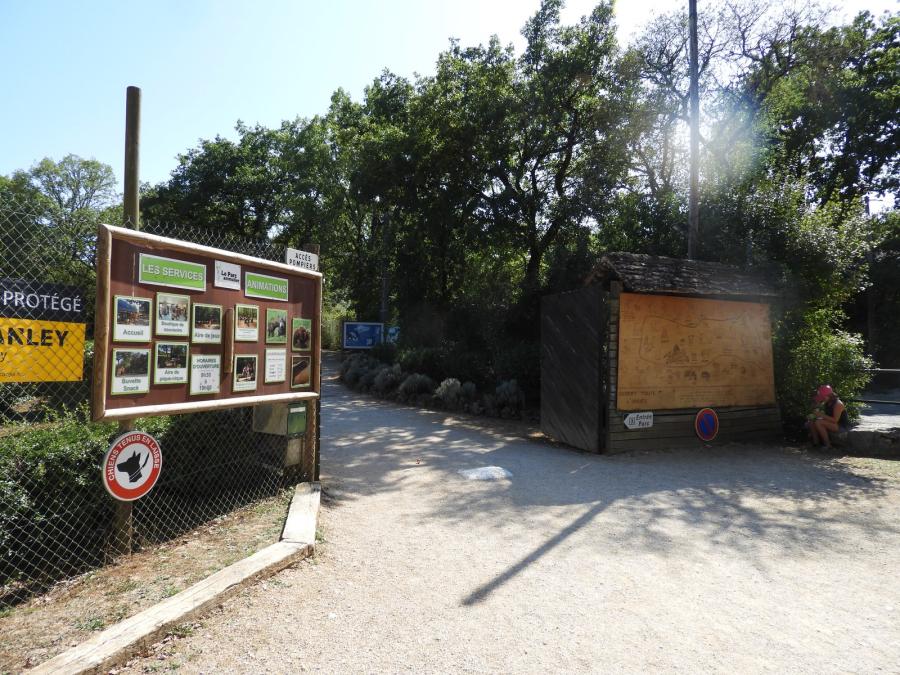 Entrée du parc