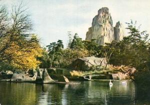 Le plan d'eau et le Grand Rocher - 1968