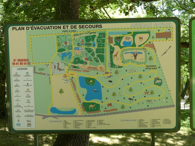 Plan du zoo