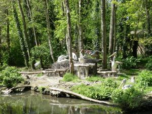 Pélican à dos rosé