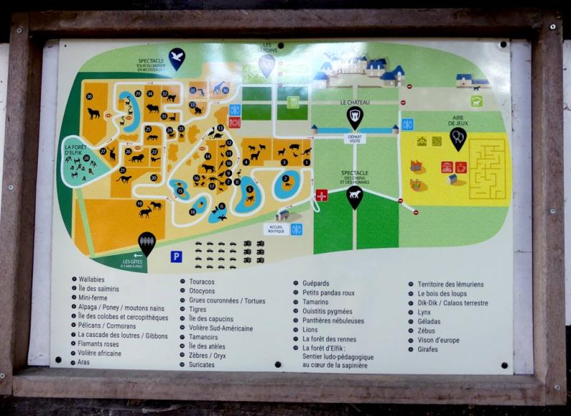 Plan du Parc