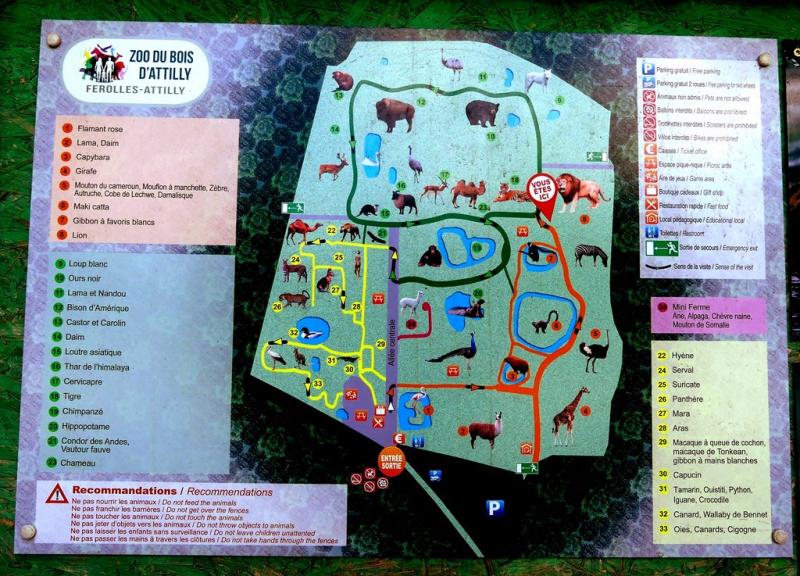 Plan du Parc