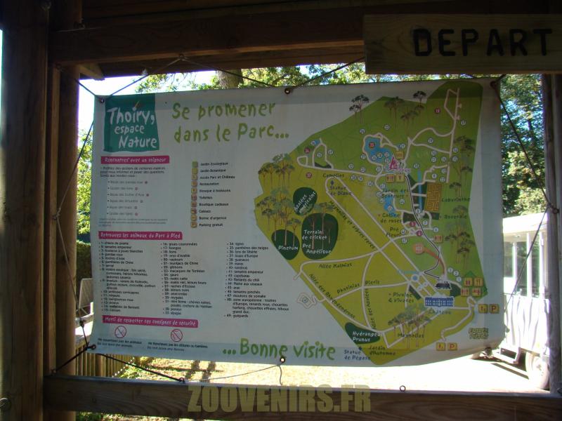 Plan du parc - 2012