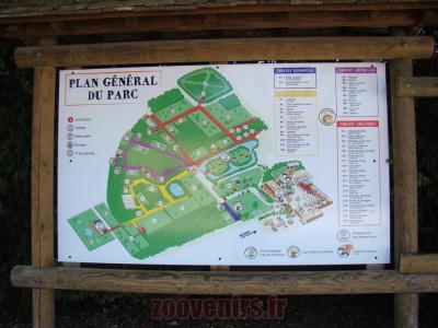 Plan du parc - 2012