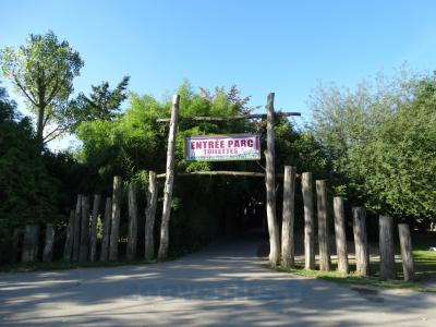 Arrivée à l'entrée du parc - 2013