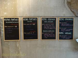 Panneaux des menus
