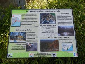 Panneau d'informations