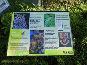 Panneau d'informations