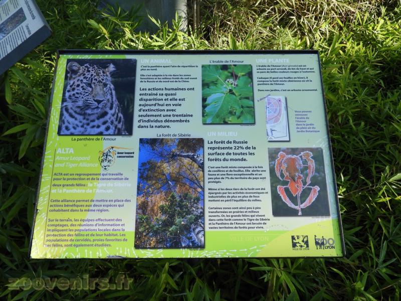 Panneau d'informations