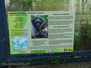 Panneau d'informations