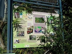 Panneau d'informations