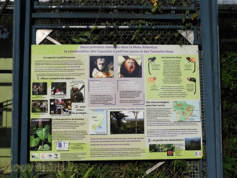 Panneau d'informations