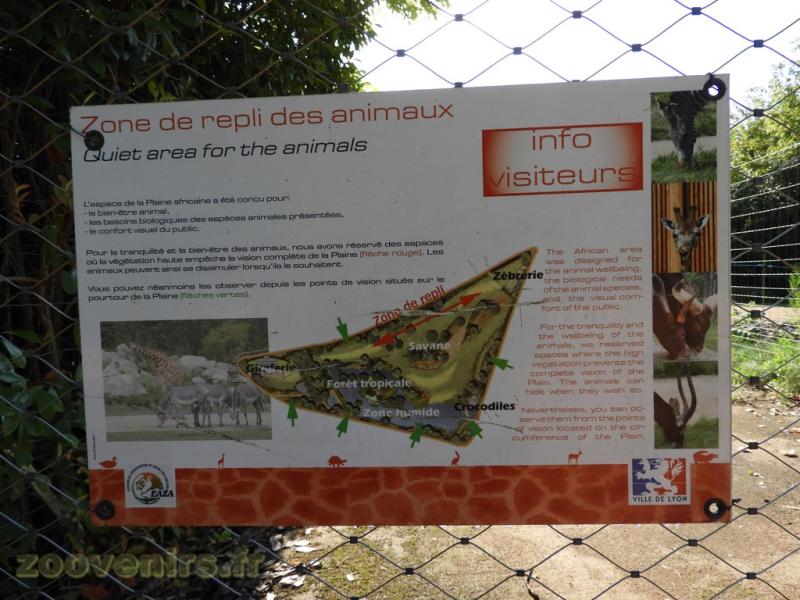 Panneau d'informations