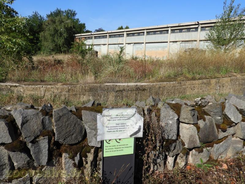 Ancienne installation des éléphants d'Asie
