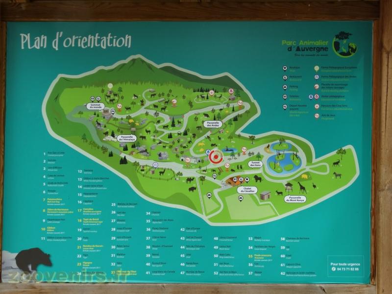 Plan du parc
